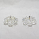 Swarovski Crystal: 010090 Snowflake Candleholder - Set of 2