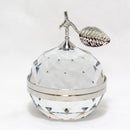 Swarovski Crystal: 010140 Large Apple Rhodium - Photo Stand