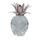 Swarovski Candle Holder: 010178 Rhodium Pineapple