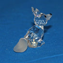 Swarovski Figurine: 014955 Mini Fox Sitting - Version 2