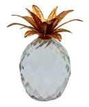 Swarovski Figurine: 10044 Large Pineapple | Hammered Leaves