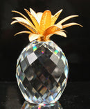 Swarovski Figurine: 10044 Large Pineapple | Hammered Leaves