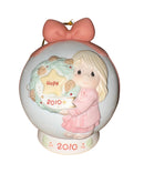 Precious Moments Ornament 101003, My Hope is in You, Dated 2010