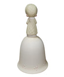 Precious Moments Bell 102318, Wishing You a Cozy Christmas, Dated 1986
