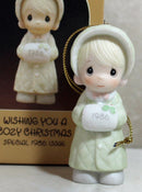 Precious Moments Ornament: 102326 Wishing You a Cozy Christmas | Dated