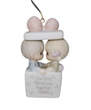 Precious Moments Ornament 102350, Our First Christmas Together- 1986