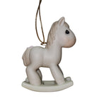 Precious Moments Ornament 102474, Rocking Horse