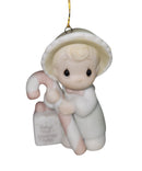 Precious Moments Ornament 102504, Baby's First Christmas- 1986
