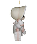 Precious Moments Ornament 102504, Baby's First Christmas- 1986