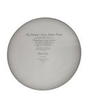 Precious Moments 102954, My Peace I Give Unto Thee, Dated 1987, Plate