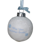 Precious Moments Ornament 104059, May Your Holidays Sparkle- 2002