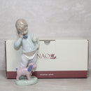 Lladró Figurine: Nao 1044 Boy on Phone with Pupets