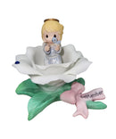 Precious Moments Figurine 104608, September Monthly Blossoms