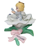 Precious Moments Figurine 104608, September Monthly Blossoms