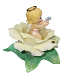 Precious Moments Figurine 104610, November Monthly Blossoms