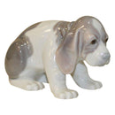 Lladró Figurine: 1071 Sitting Beagle Puppy