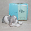 Lladró Figurine: 1072 Sleeping Beagle Puppy