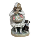 Lladró Figurine: 1088 Girl with Flowers