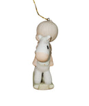 Precious Moments Ornament 109428, Baby's First Christmas, Dated 1987