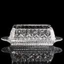 Waterford Crystal: Araglin Covered Butter Dish, 7.75"