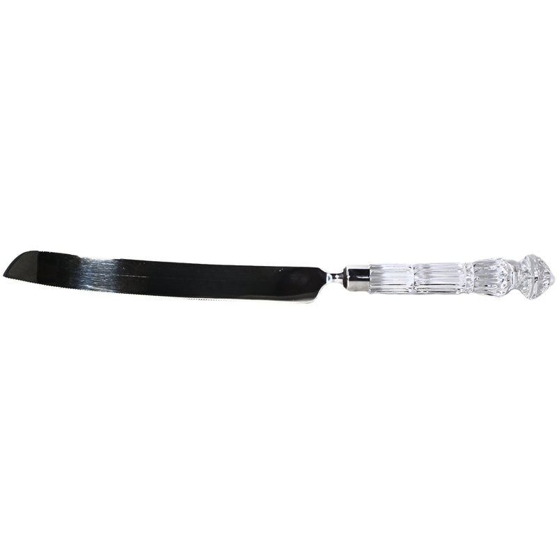 Waterford Crystal: Lismore Cake Knife with Stainless Blade, 14"