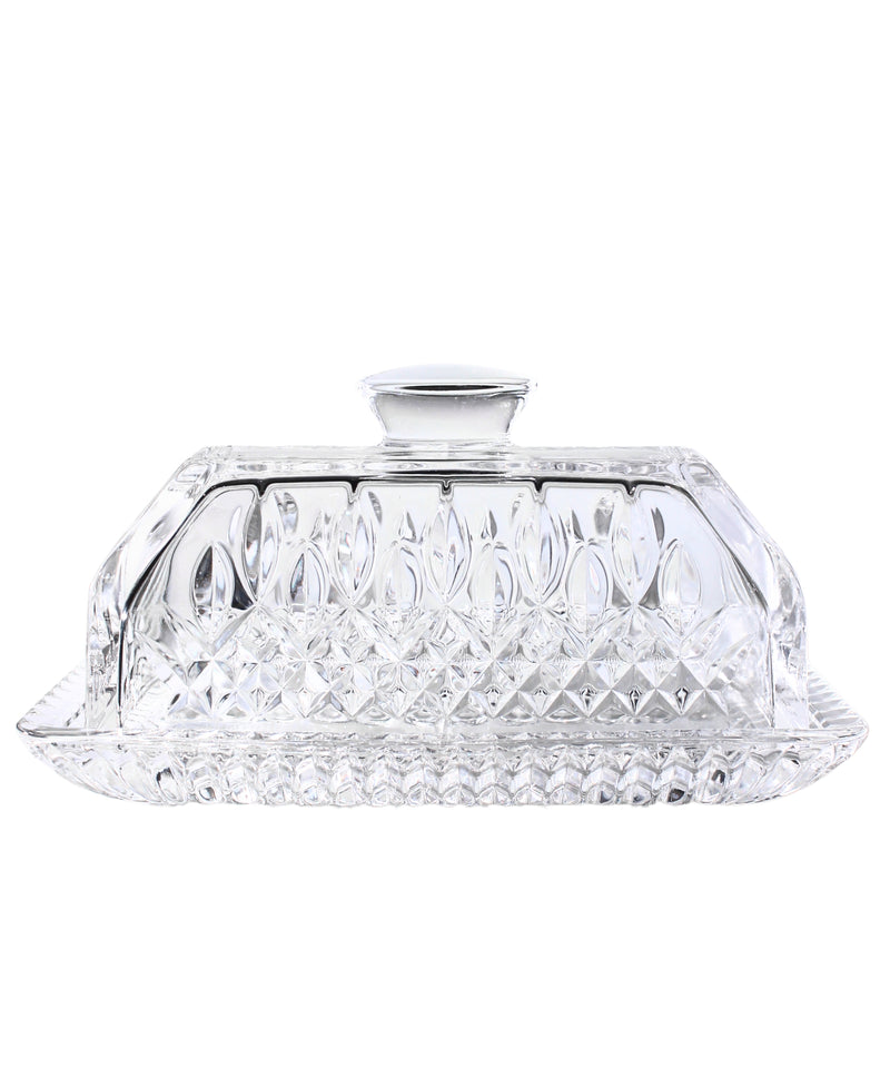 Waterford Crystal: Lismore 1/4 Pound Covered Butter , 7"