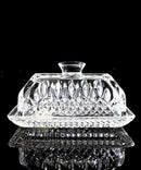 Waterford Crystal: Lismore 1/4 Pound Covered Butter , 7"