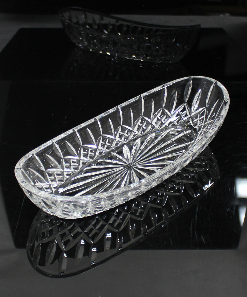 Waterford Crystal: Lismore Oval Celery Dish, 10.75"