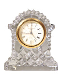 Waterford Crystal: Lismore Small Carriage Clock, 3" | Gold Rimmed