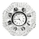Waterford Quartz: Lismore Diamond Diamond Paperweight Clock | No Box, 3.25"