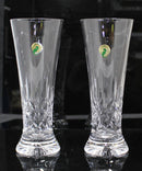 Waterford Crystal: Lismore Pilsner Glasses, 8.3" - Boxed Set of 2