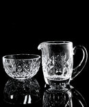 Waterford Crystal: Lismore Creamer & Open Sugar Set, 3.75"