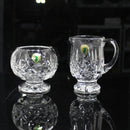 Waterford Crystal: Lismore Footed Open Sugar & Creamer, 4.25" - Boxed Set of 2