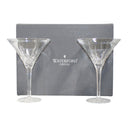 Waterford Crystal: Lismore Martini Glasses, 7.75" - Boxed Set of 2