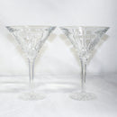 Waterford Crystal: Lismore Martini Glasses, 7.75" - Boxed Set of 2