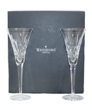 Waterford Crystal: Lismore Toasting Fluted Champagne Glasses, 9.25" - Boxed Set of 2
