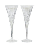 Waterford Crystal: Lismore Toasting Fluted Champagne Glasses, 9.25" - Boxed Set of 2