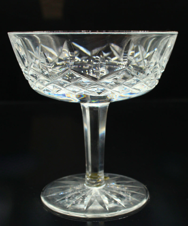 Waterford Stemware: Lismore Champagne Sherbet, 4.1"