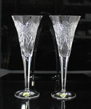 Waterford Crystal: Millennium Fluted Champagne Glasses, 9.25" (Happiness) - Boxed Set of 2