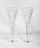 Waterford Crystal: Millennium Fluted Champagne Glasses, 9.25" (Prosperity) - Boxed Set of 2