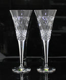 Waterford Crystal: Millennium Fluted Champagne Glasses, 9.25" (Peace) - Boxed Set of 2