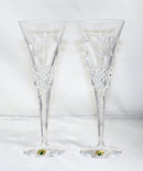 Waterford Crystal: Millennium Fluted Champagne Glasses, 9.25" (Peace) - Boxed Set of 2