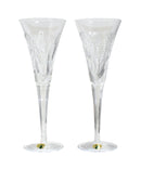 Waterford Crystal: Millennium Fluted Champagne, 9.25" (5 Toasts) - Boxed Set of 2