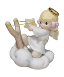 Precious Moments Figurine 111056, Angle with a Star Slingshot