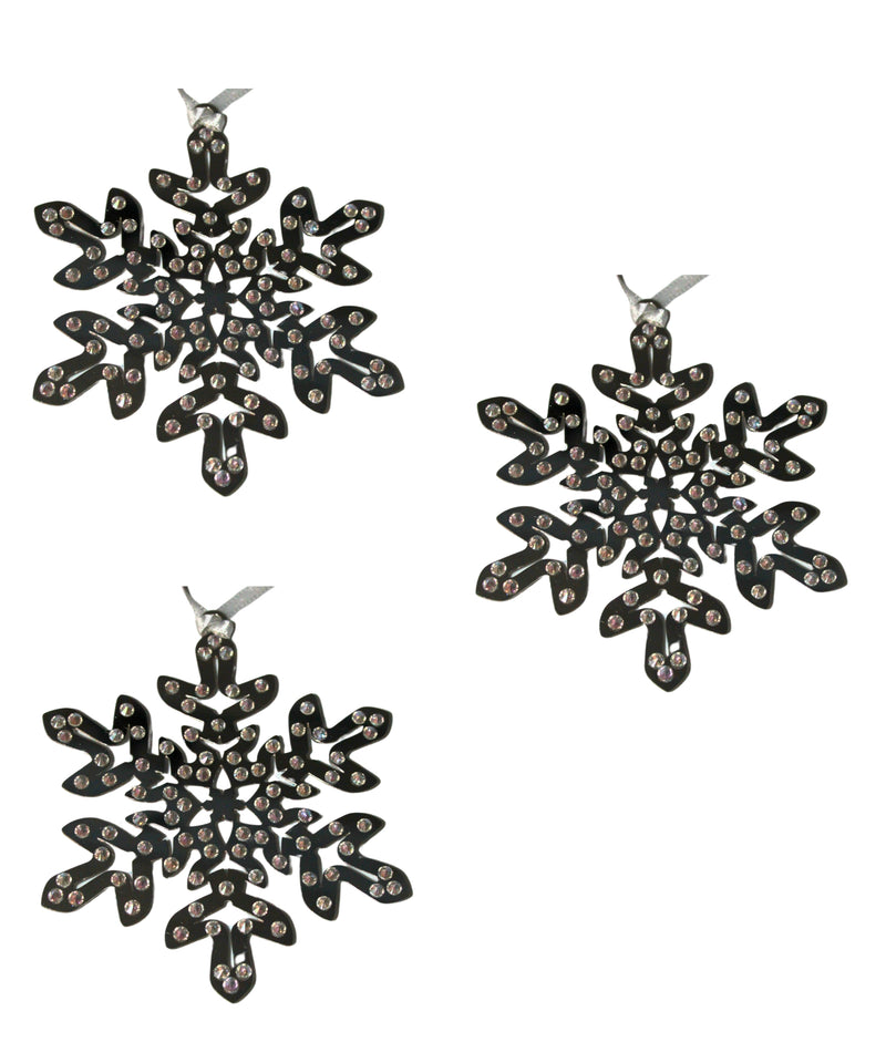 Swarovski Figurine: 1135179 Rhodium Pixel Snowflakes