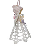 Precious Moments Ornament 113628, Graced with Lace- Angel with Bird- 2003