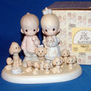 Precious Moments: 114022 The Good Lord Has Blessed Us Tenfold