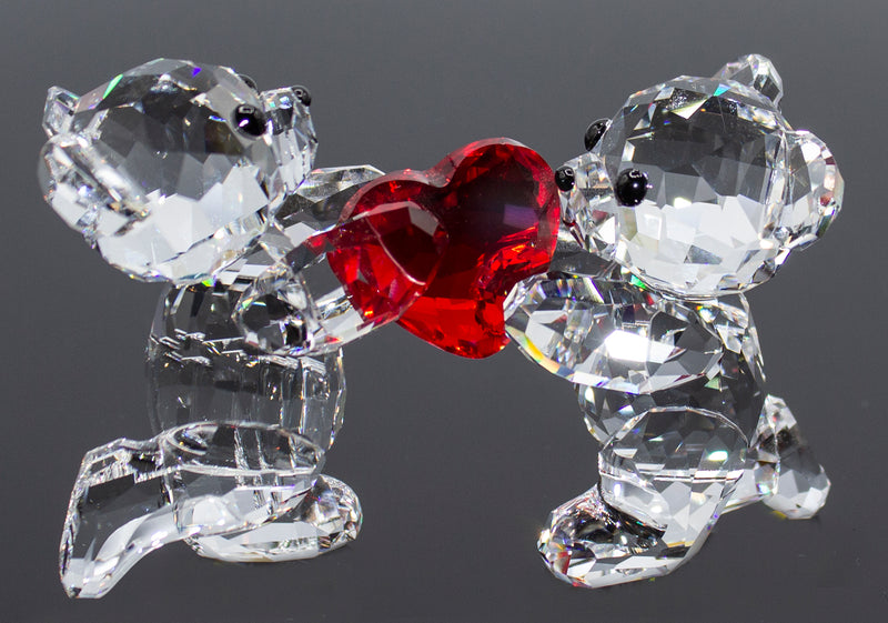 【極美品】スワロフスキー クリスベア 1143463 ハート 置物 箱付 Swarovski Crystal: 1143463 My Heart is Yours