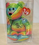 Ty Authenticated Billionaire Bear 17 Signed MWMT MQ Beanie Baby - AP 11513
