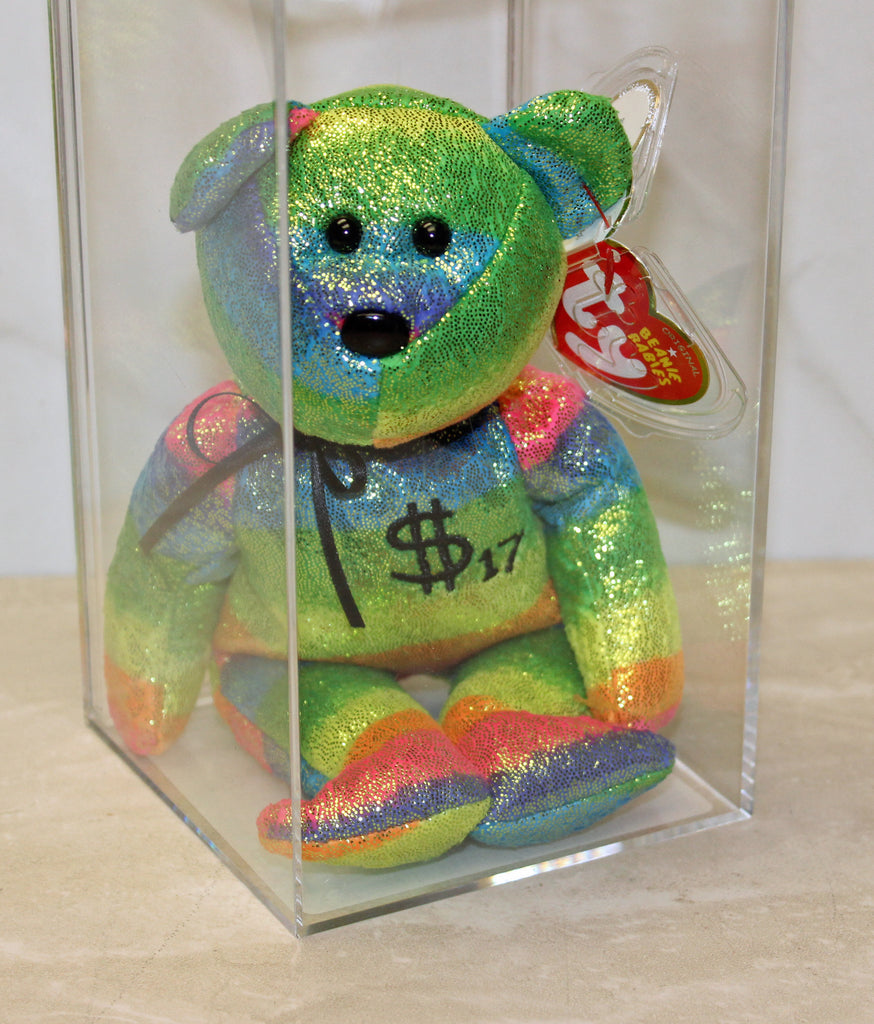 Ty Authenticated Billionaire Bear 17 Signed MWMT MQ Beanie Baby - AP 11514